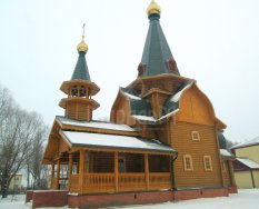 Ход строительства церкви «Преподобного Алексия» в п. Пушкино